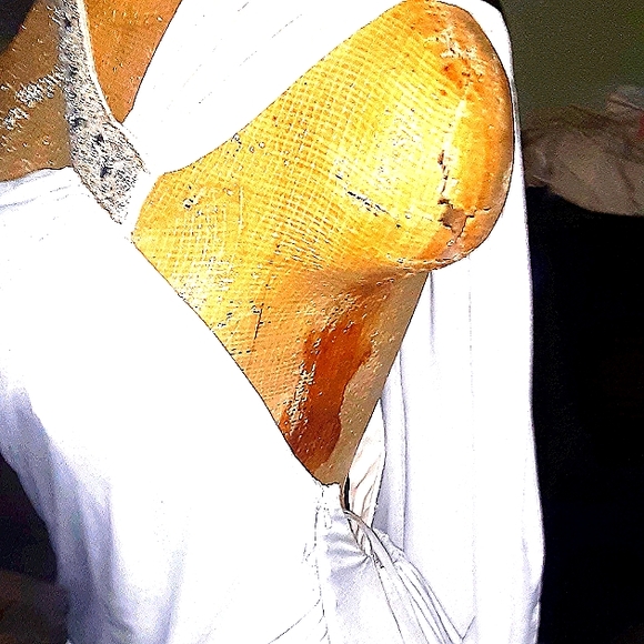 White Jersey gown SIZE 10 - Picture 10 of 11